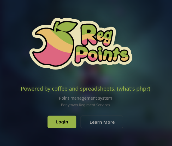 RegPoints registration page