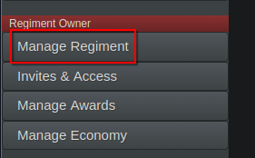Manage Economy page in RegPoints dashboard